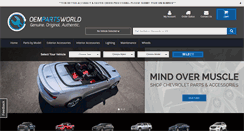 Desktop Screenshot of oempartsworld.com