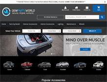 Tablet Screenshot of oempartsworld.com